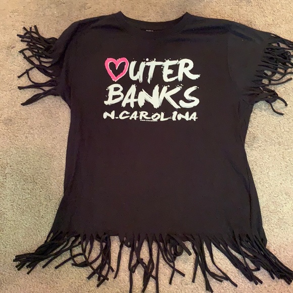 Tops - Outer Banks Fringe Shirt